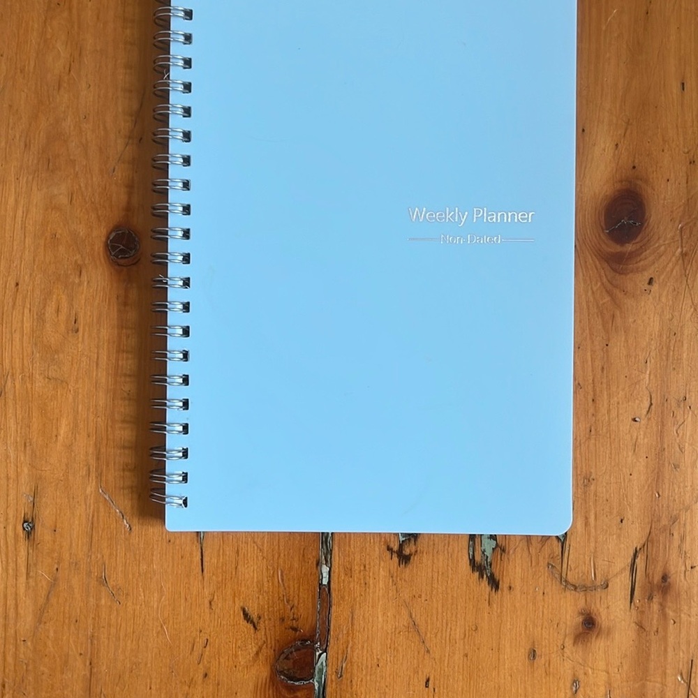 Blue Weekly Planner